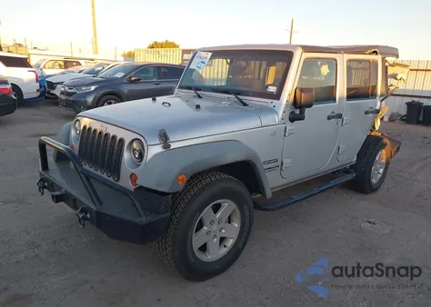 2011 Jeep Wrangler Unlimited Sport из США, поврежденный, VIN 1J4BA3H12BL503142